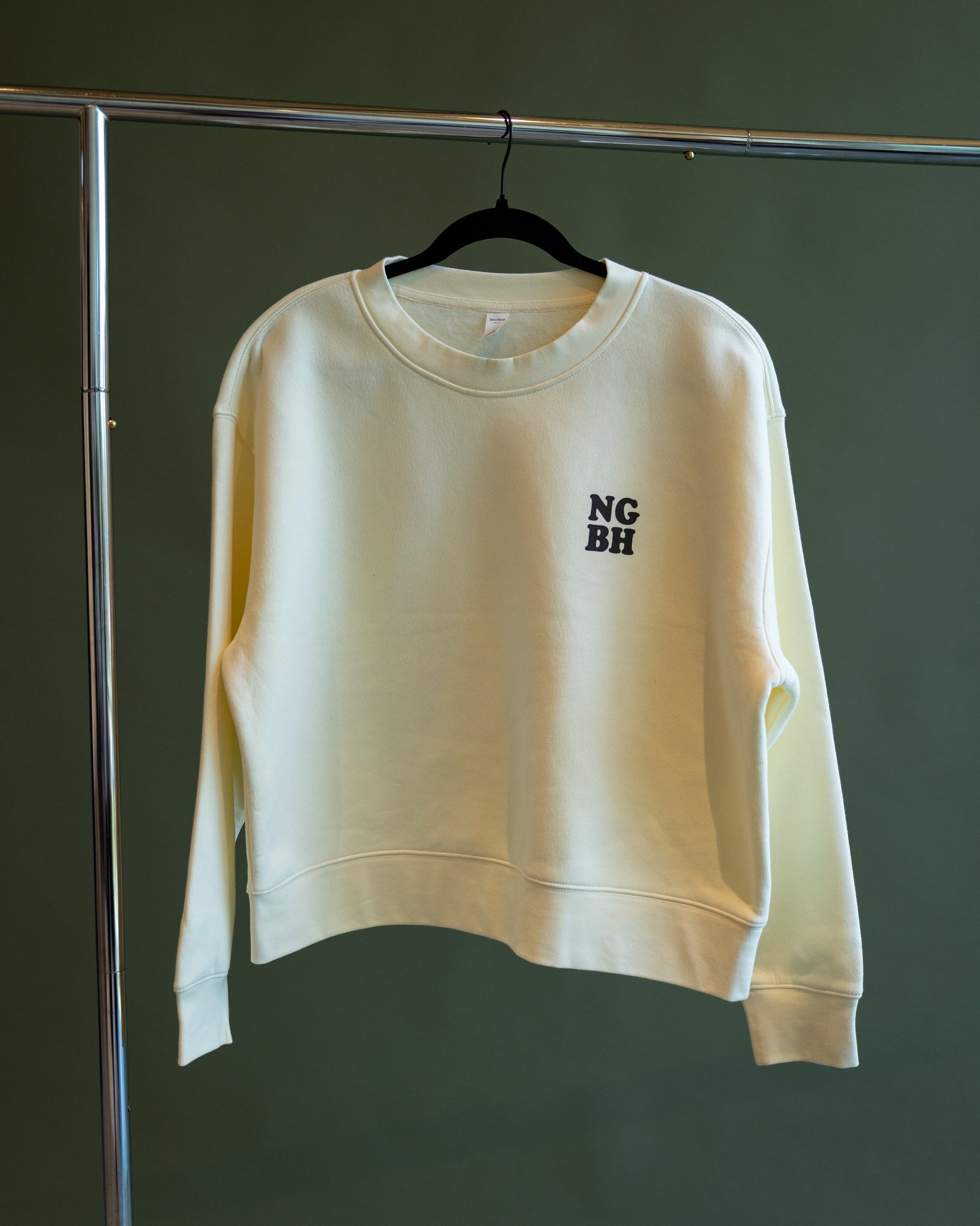 Cream Love Never Fails Crewneck (Women's Cut)