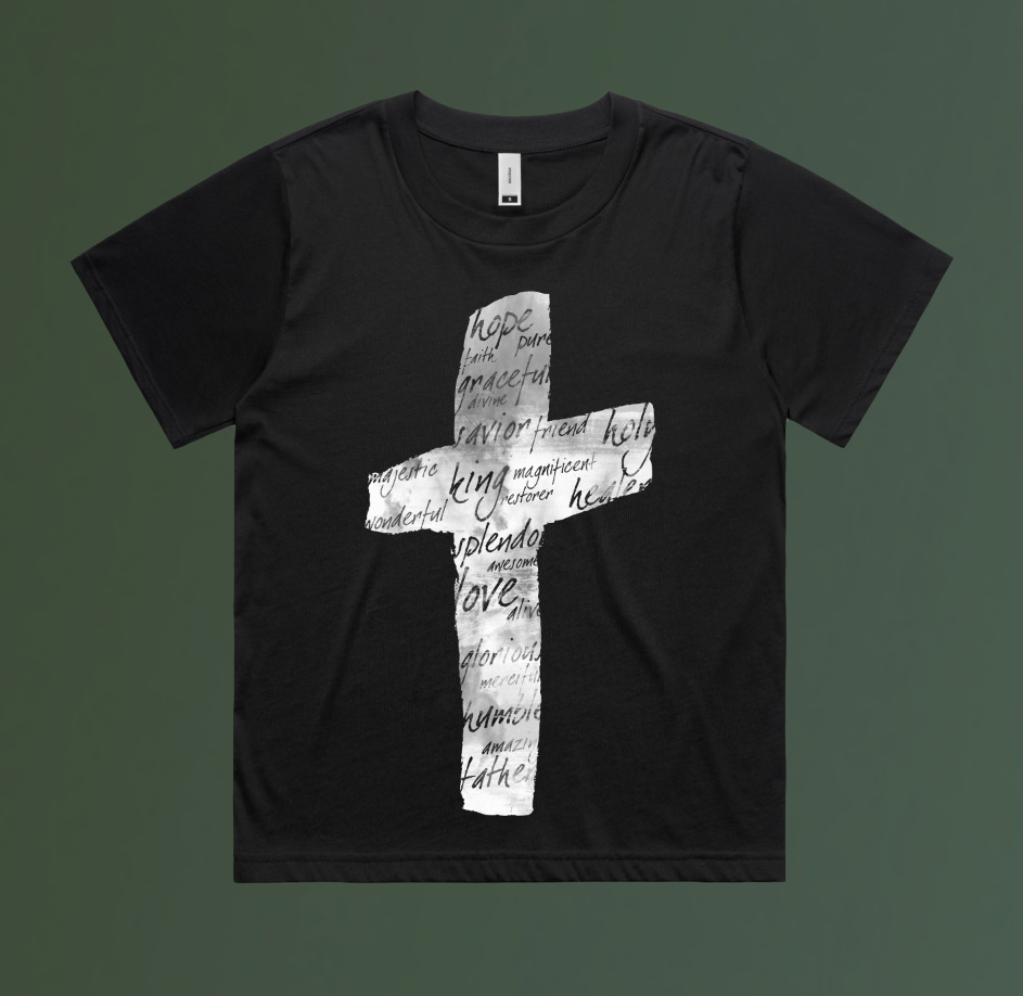 Black Cross Tee