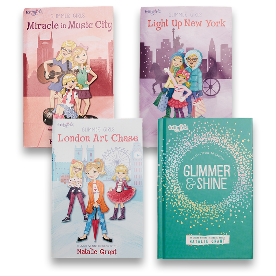 Glimmer Girls 3 Book Set + Glimmer and Shine Devotional